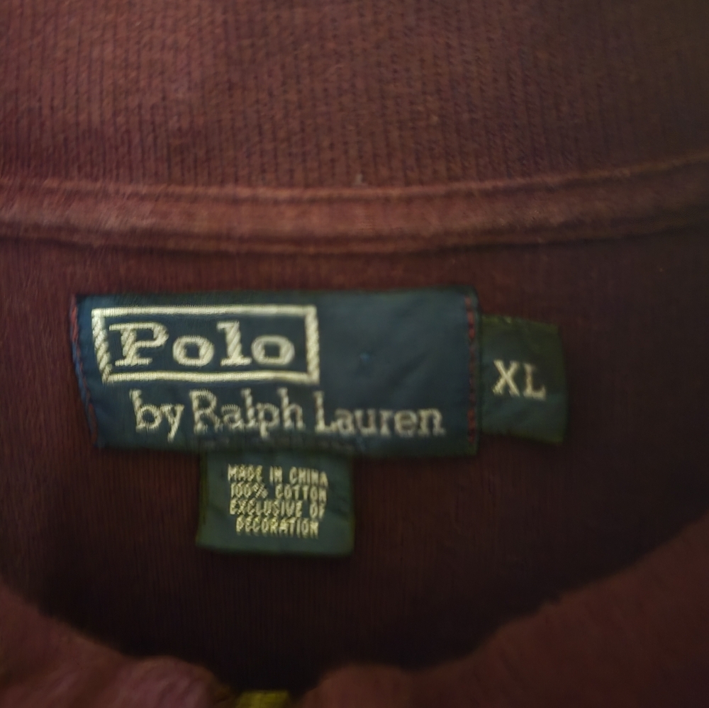 Polo Ralph Lauren sweater xl Burgundy/Purple NWOT - Picture 3 of 3